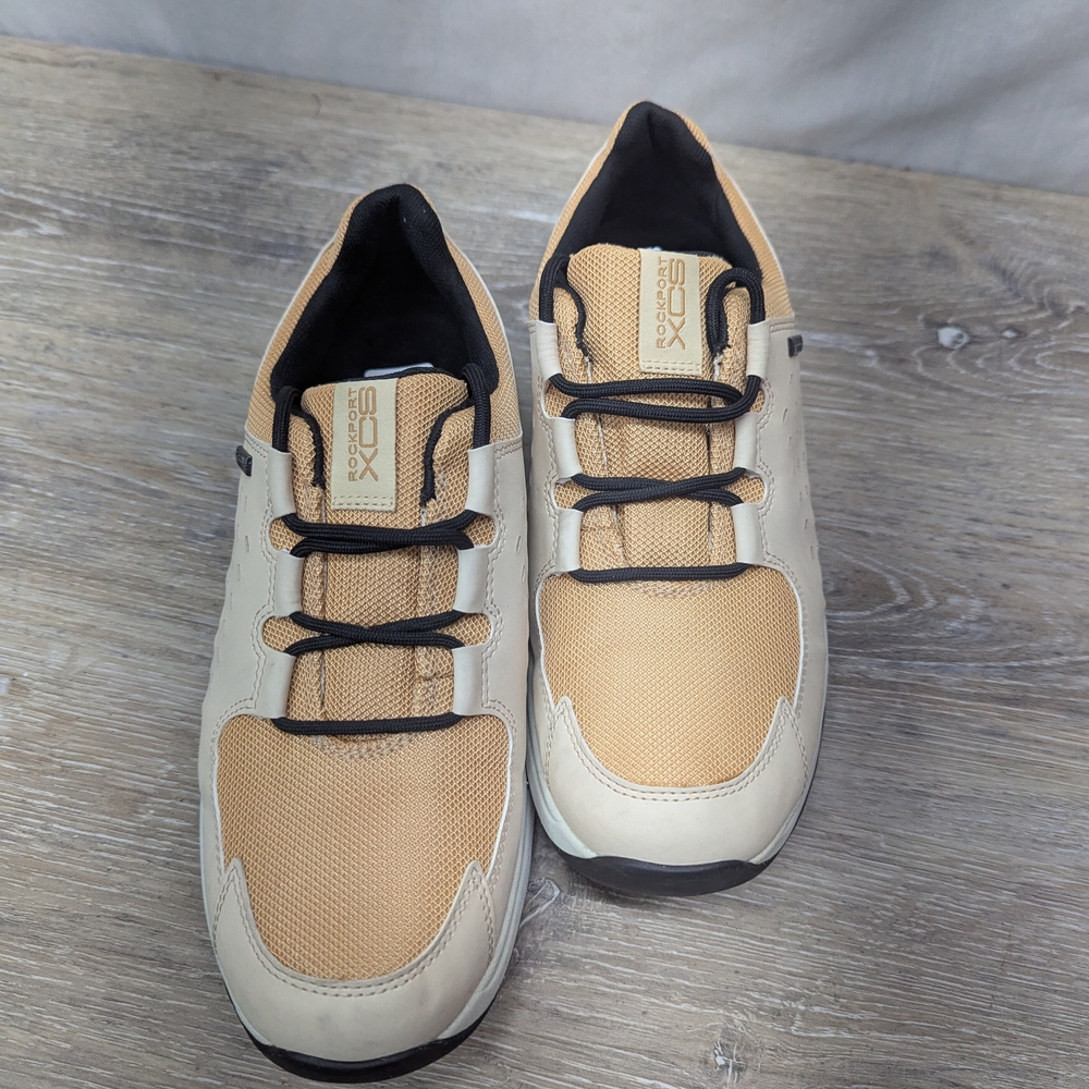 Men's Beige and Black Casual Shoes